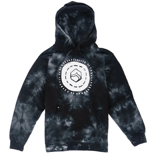 radiant pullover hoody tie dye blk MD