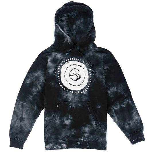 radiant pullover hoody tie dye blk MD