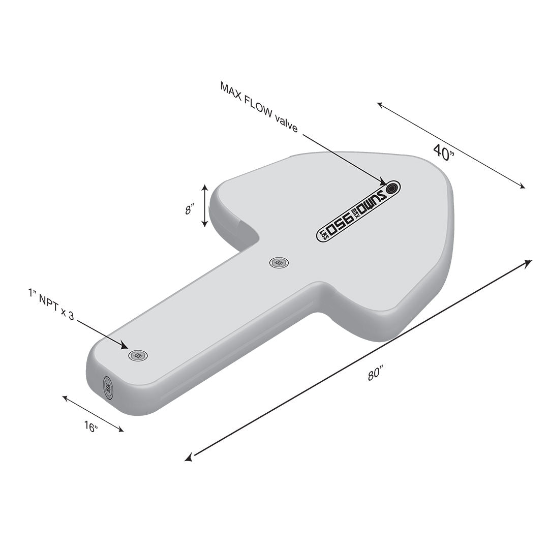 SUMO MAX AXIS ARROW BOW BALLAST GREY
